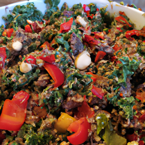 Spiced Lamb Quinoa Bowl