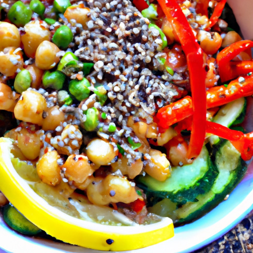 Edamame Chickpea Vegan Power Bowl