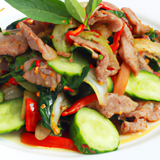 Thai Basil Lamb Stir-Fry