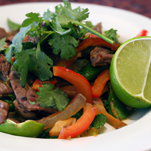 Caribbean Beef Steak Stir Fry