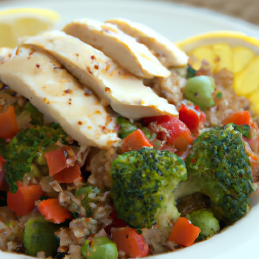 Herb-Rubbed Roasted Chicken Power Bowl