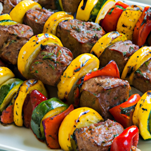 Zesty Lemon-Herb Lamb Kebabs