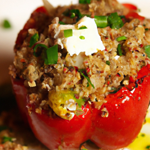 Lamb Stuffed Bell Peppers