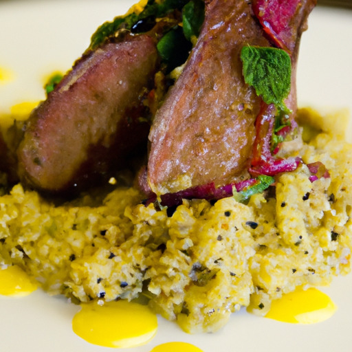 Divine Rosemary-Garlic Roasted Lamb with Mint Quinoa