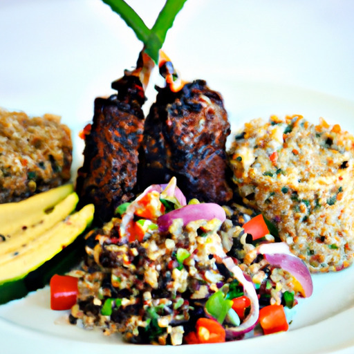 Fire-glazed Lamb Lollipops with Protein-packed Quinoa Pilaf