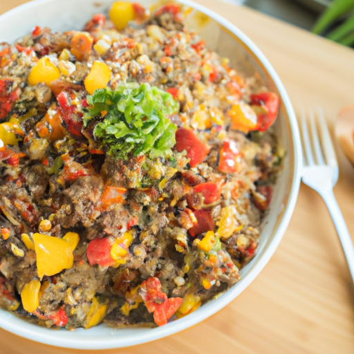 Protein-Packed Beefy Quinoa Mix