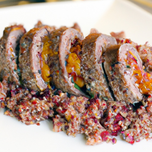 Spiced Lamb Roulade with Protein-Packed Quinoa