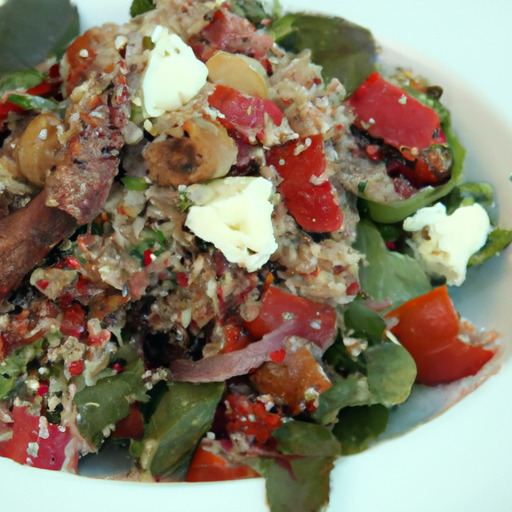 Herb-Crusted Lamb Loin with Quinoa Salad