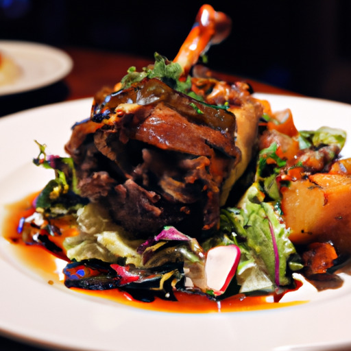 Caramelized Garlic Lamb Shanks