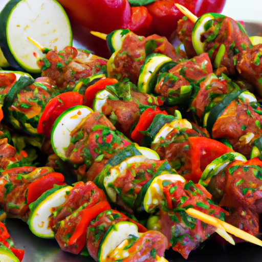 Beetlejuice Glazed Lamb Kebabs