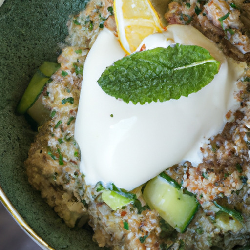 Spiced Lamb Shoulder with Greek Yogurt & Quinoa Salad