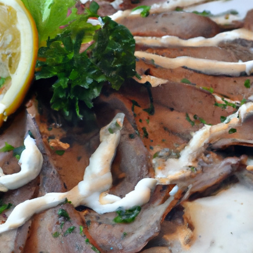 Lamb Protein Bomb with Greek Tzatziki