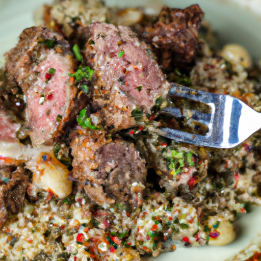 Herb-Crusted Lamb Loin with Quinoa Salad