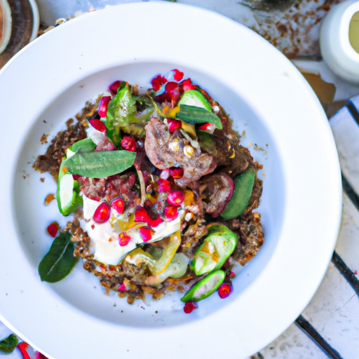 Spiced Lamb Quinoa Salad